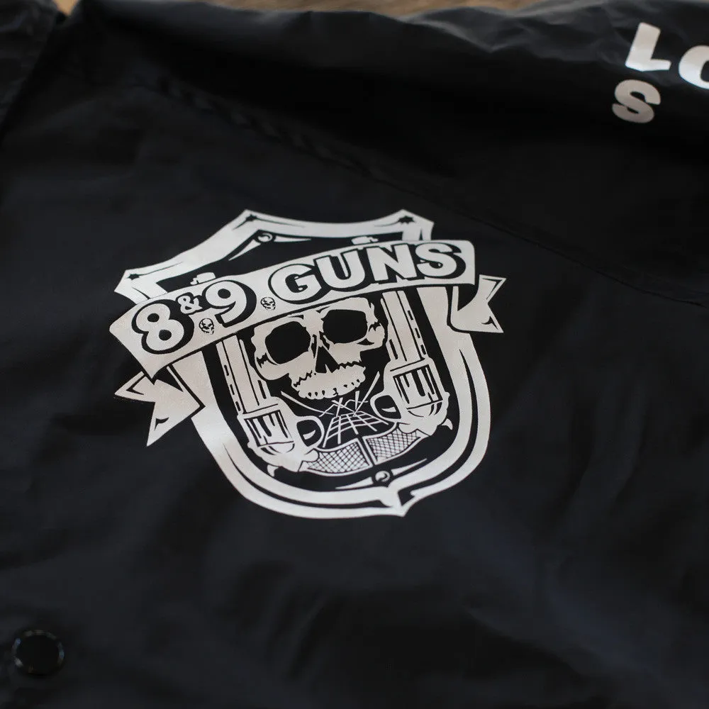 89 Guns Coaches Jacket Black
