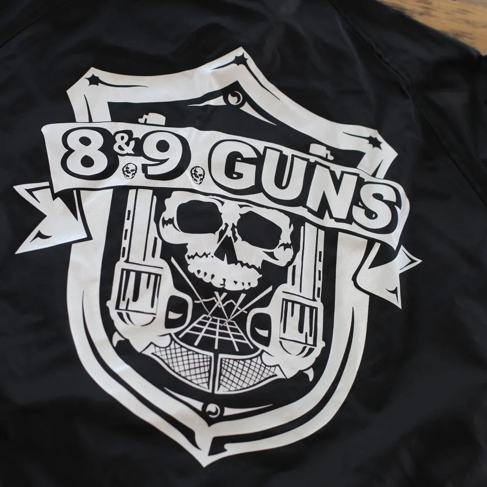 89 Guns Coaches Jacket Black