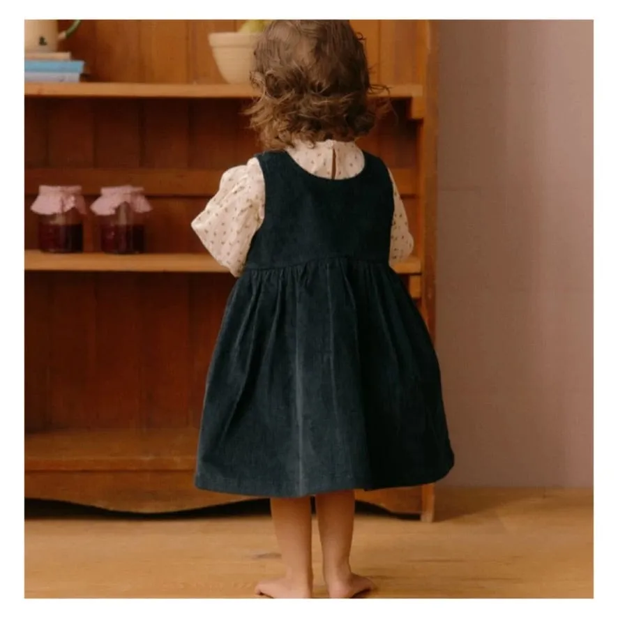 Amelia Pinafore - Navy