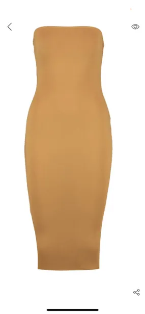 Bodycon mustard dress