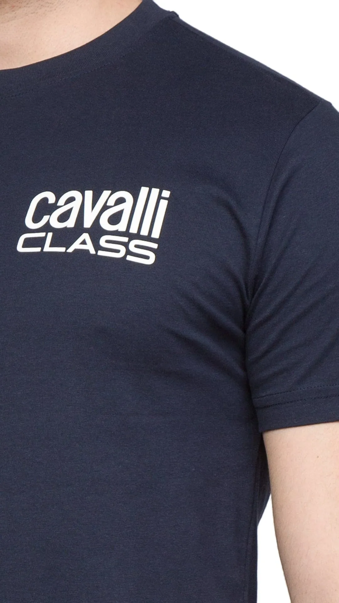 Cavalli Class  Signature  Logo Fashion T-Shirt-