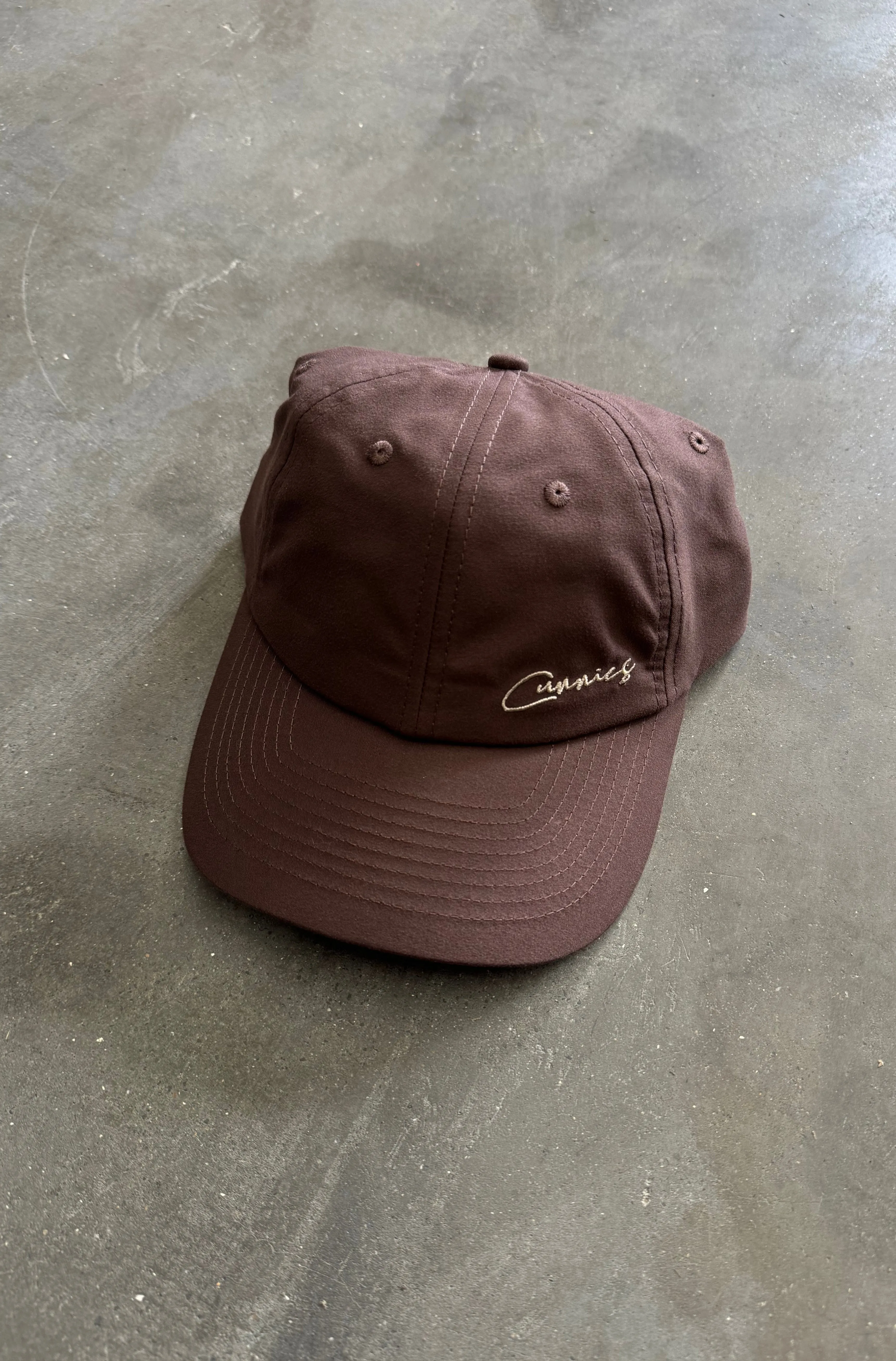Cunnies Script Cap - Chocolate