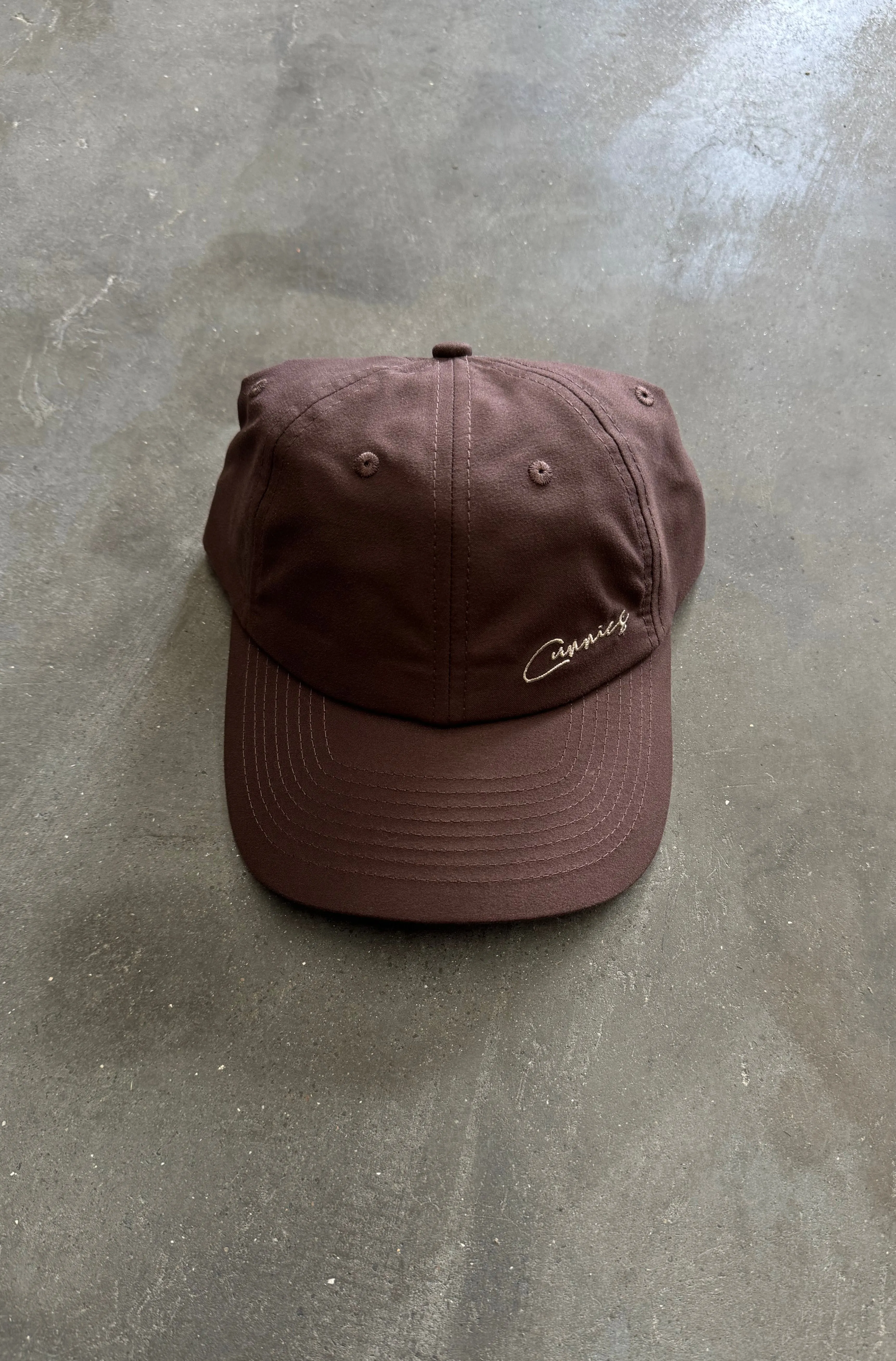 Cunnies Script Cap - Chocolate