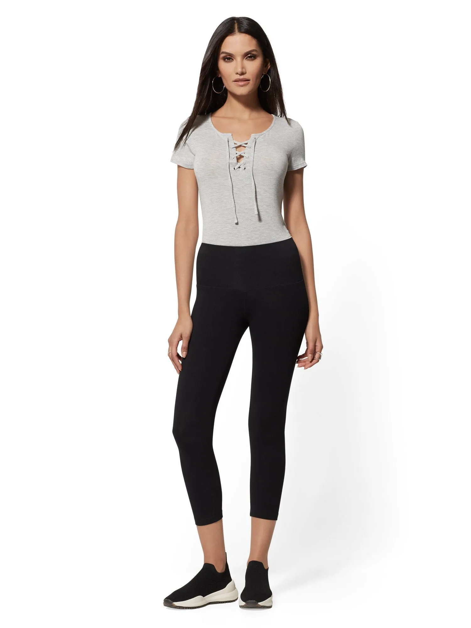 High-Waisted Capri Yoga Legging