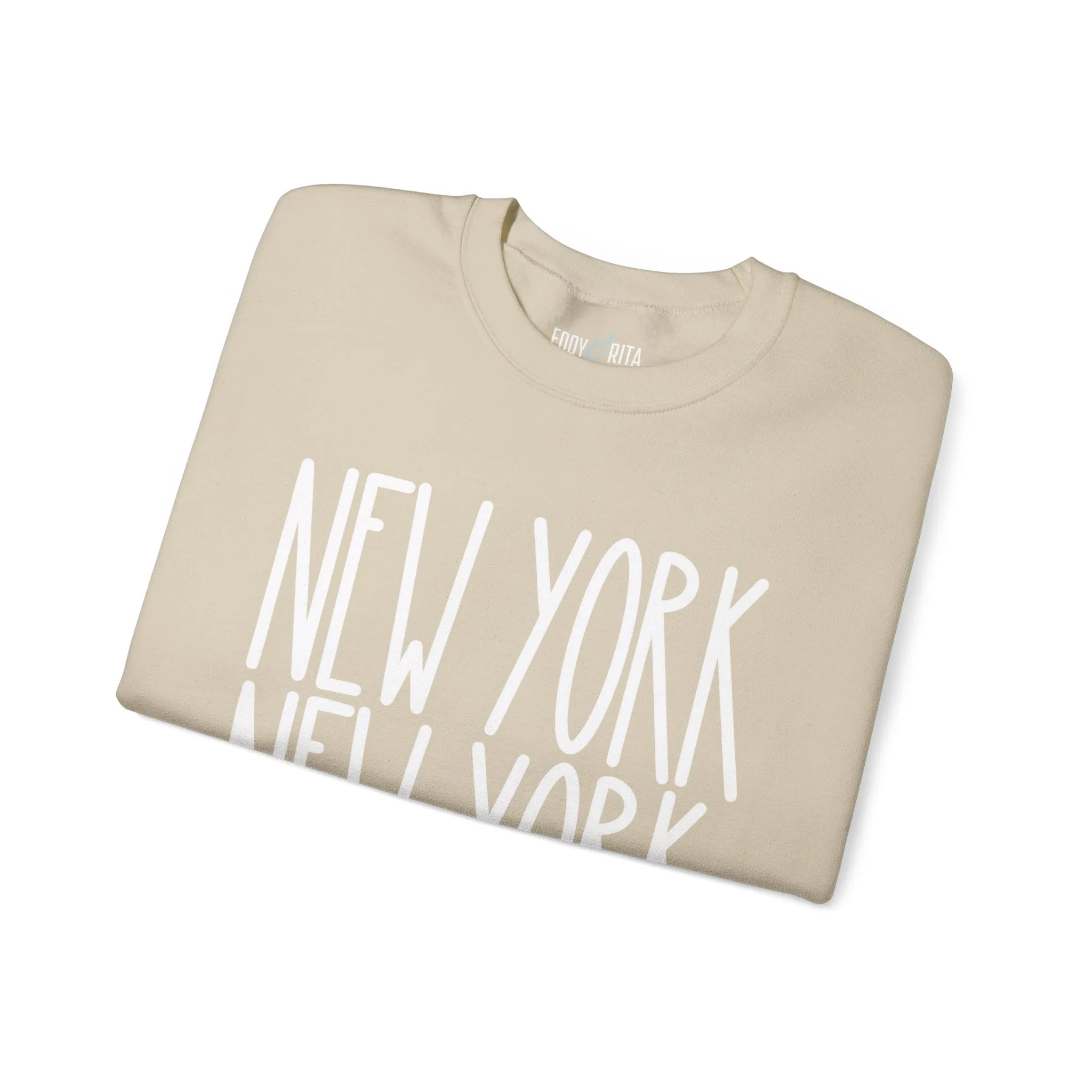New York New York Chic: Women's Sweatshirt for Urban Style and Cozy Comfort