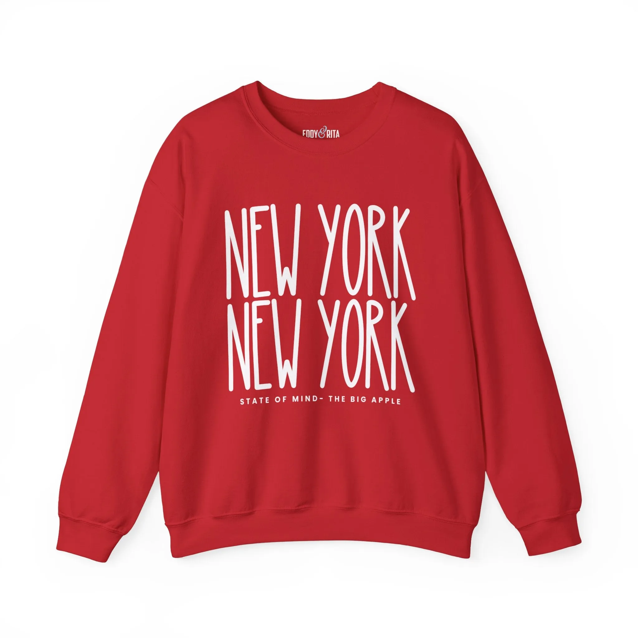 New York New York Chic: Women's Sweatshirt for Urban Style and Cozy Comfort