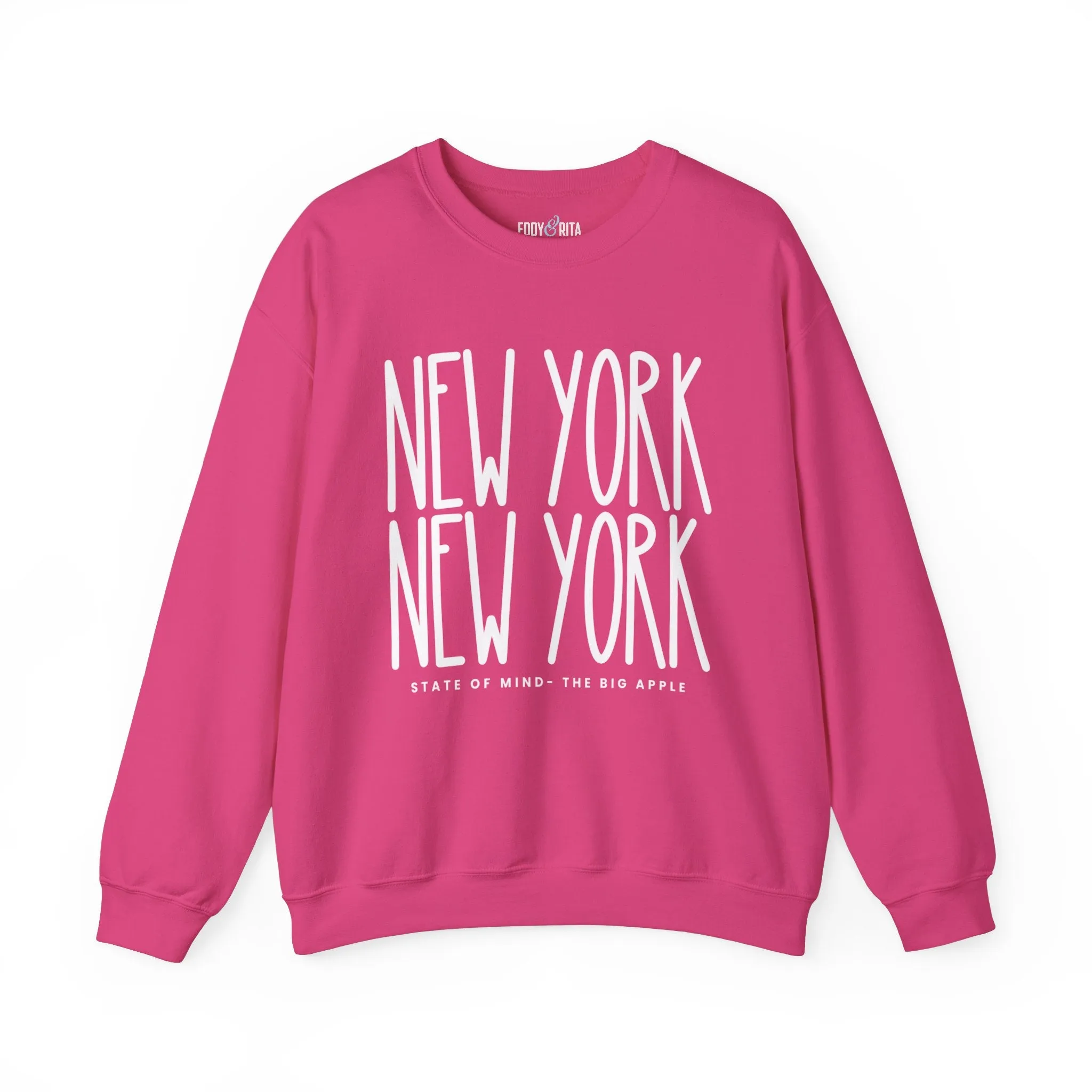 New York New York Chic: Women's Sweatshirt for Urban Style and Cozy Comfort