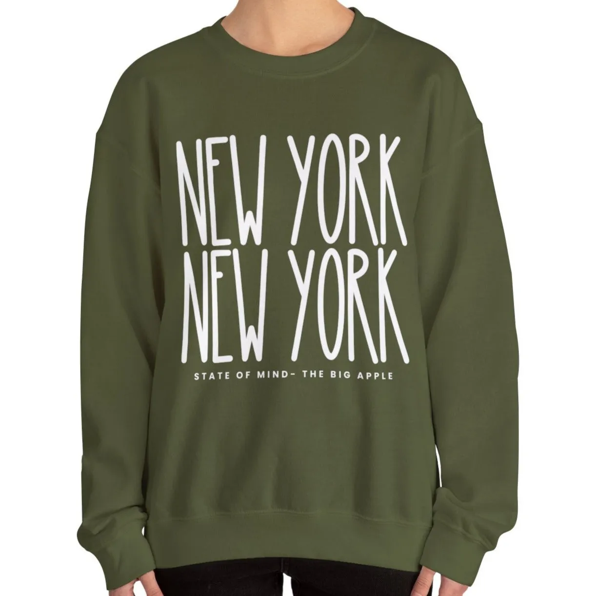 New York New York Chic: Women's Sweatshirt for Urban Style and Cozy Comfort