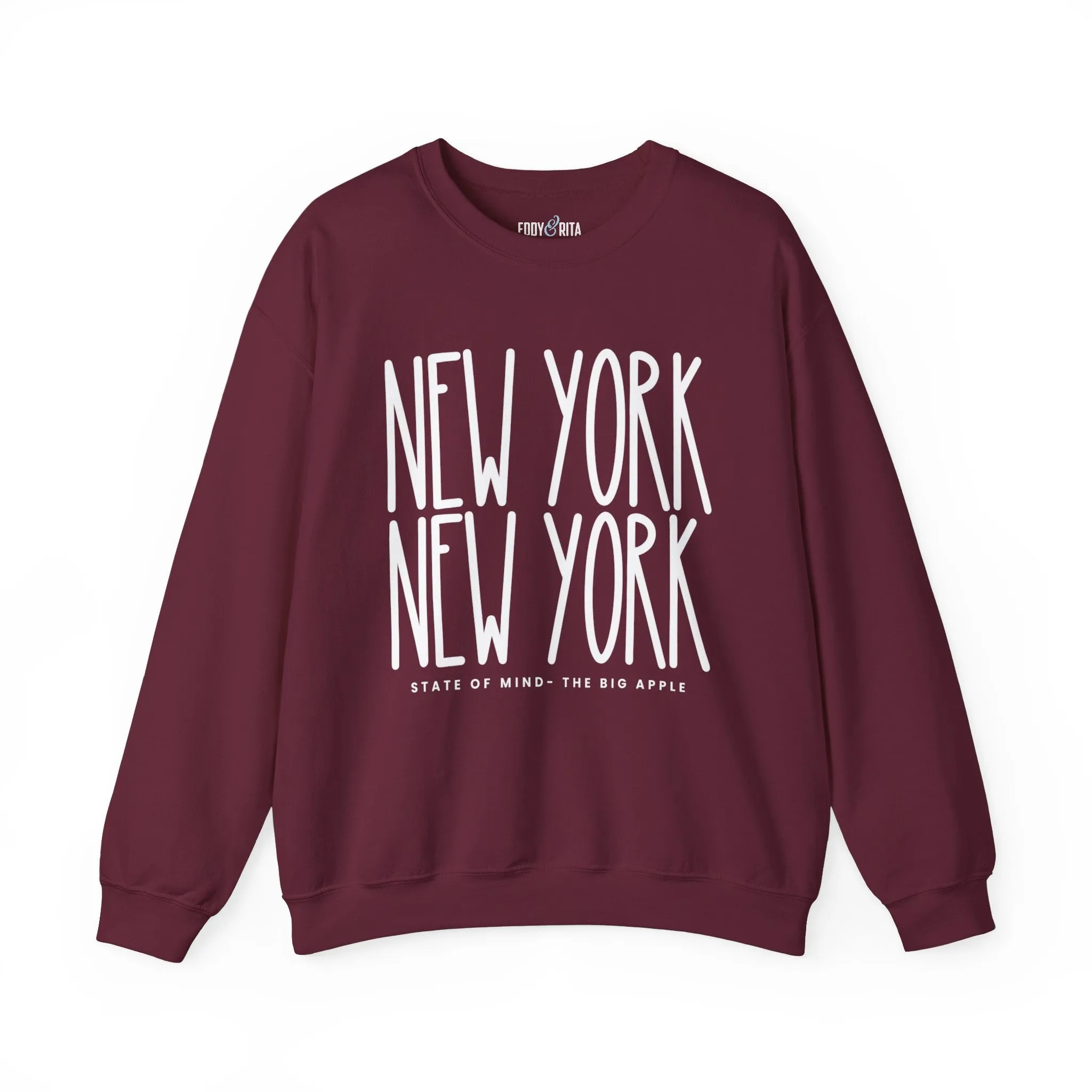 New York New York Chic: Women's Sweatshirt for Urban Style and Cozy Comfort