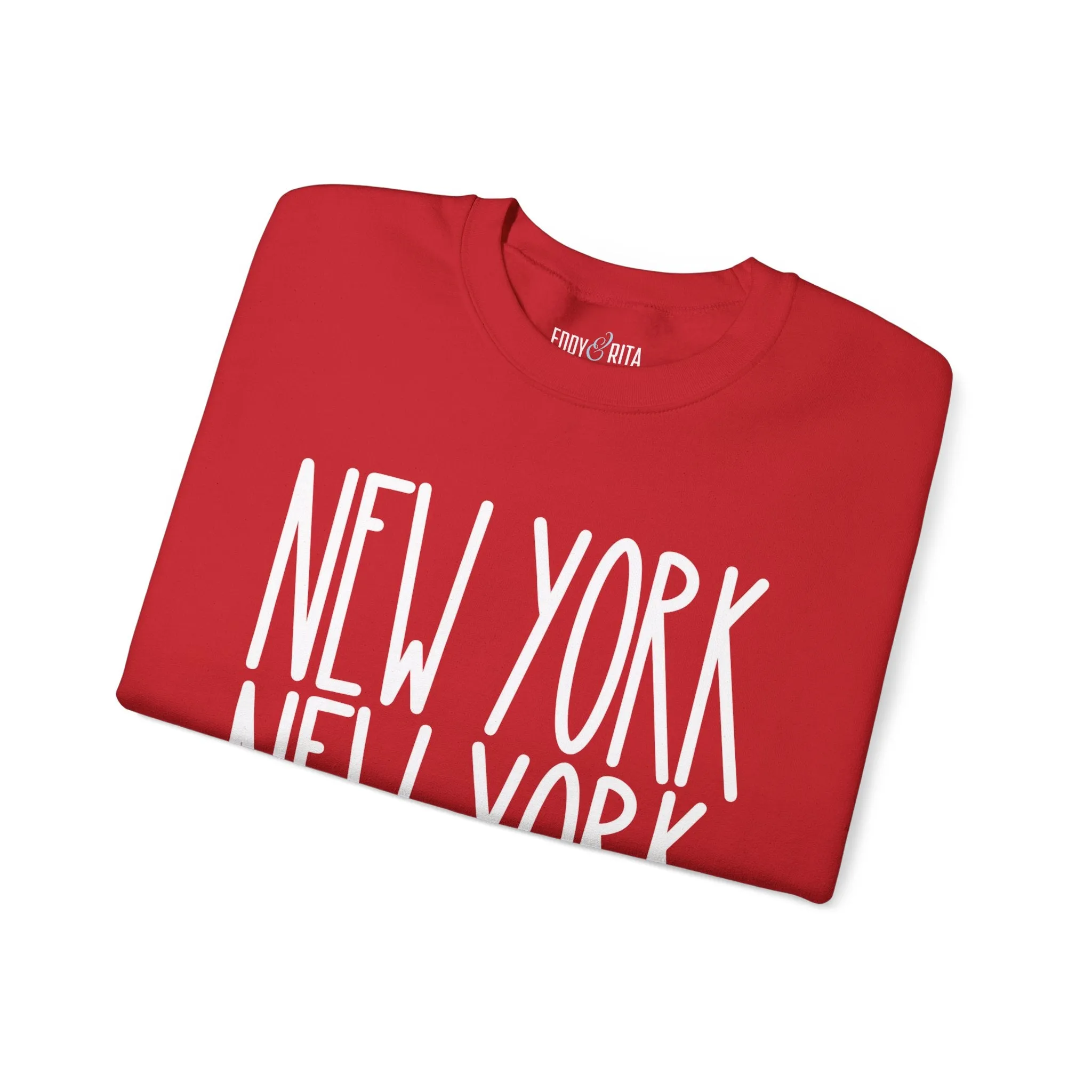 New York New York Chic: Women's Sweatshirt for Urban Style and Cozy Comfort