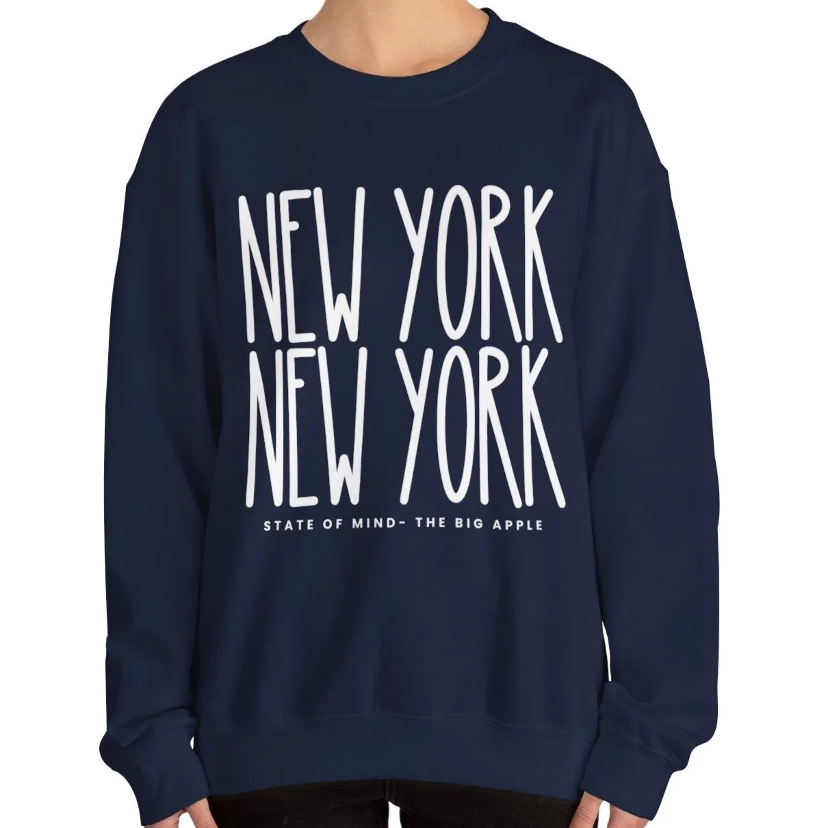New York New York Chic: Women's Sweatshirt for Urban Style and Cozy Comfort