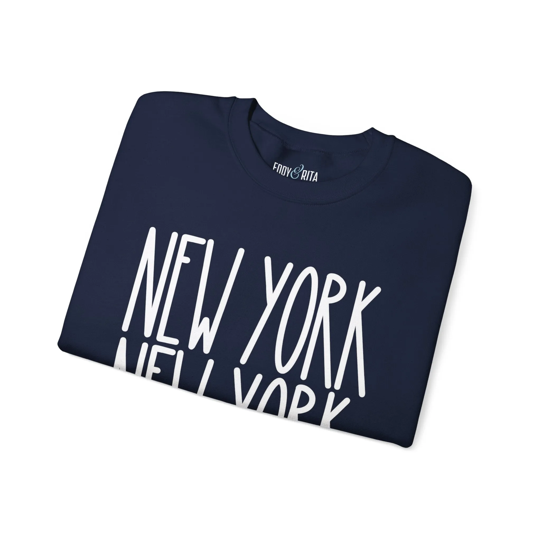 New York New York Chic: Women's Sweatshirt for Urban Style and Cozy Comfort