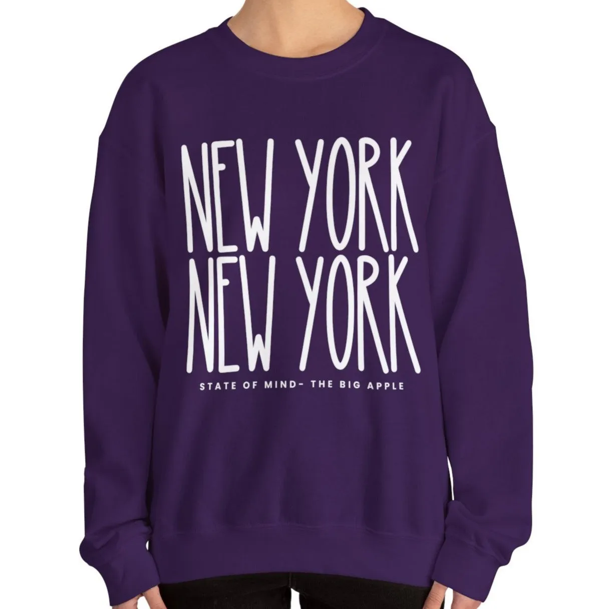 New York New York Chic: Women's Sweatshirt for Urban Style and Cozy Comfort