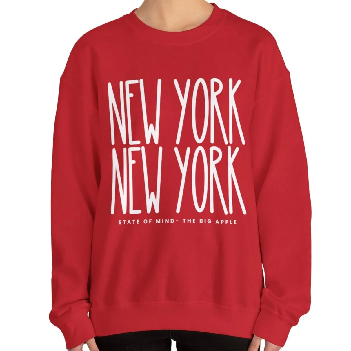 New York New York Chic: Women's Sweatshirt for Urban Style and Cozy Comfort