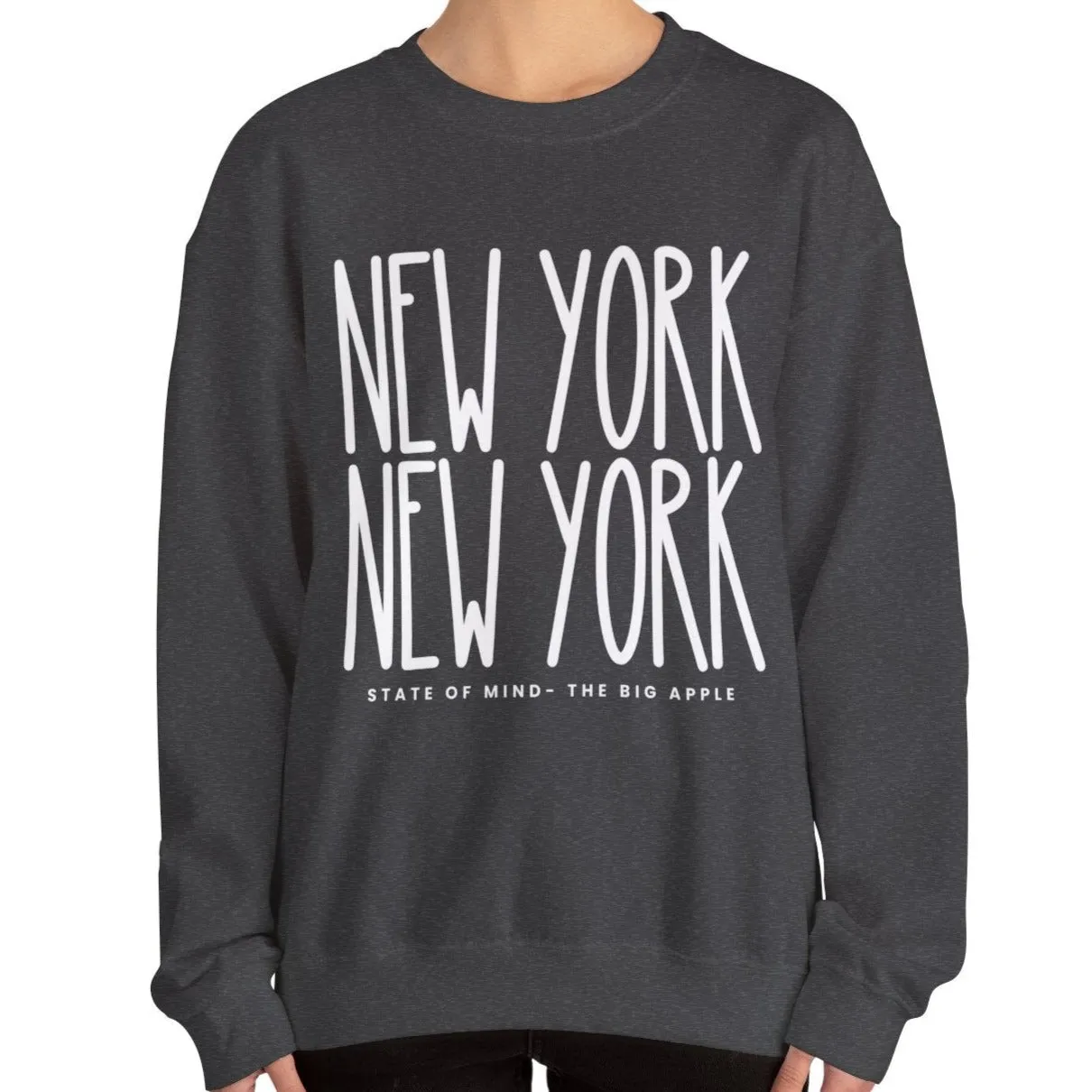 New York New York Chic: Women's Sweatshirt for Urban Style and Cozy Comfort