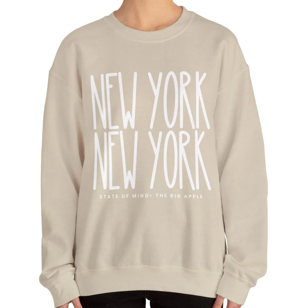 New York New York Chic: Women's Sweatshirt for Urban Style and Cozy Comfort