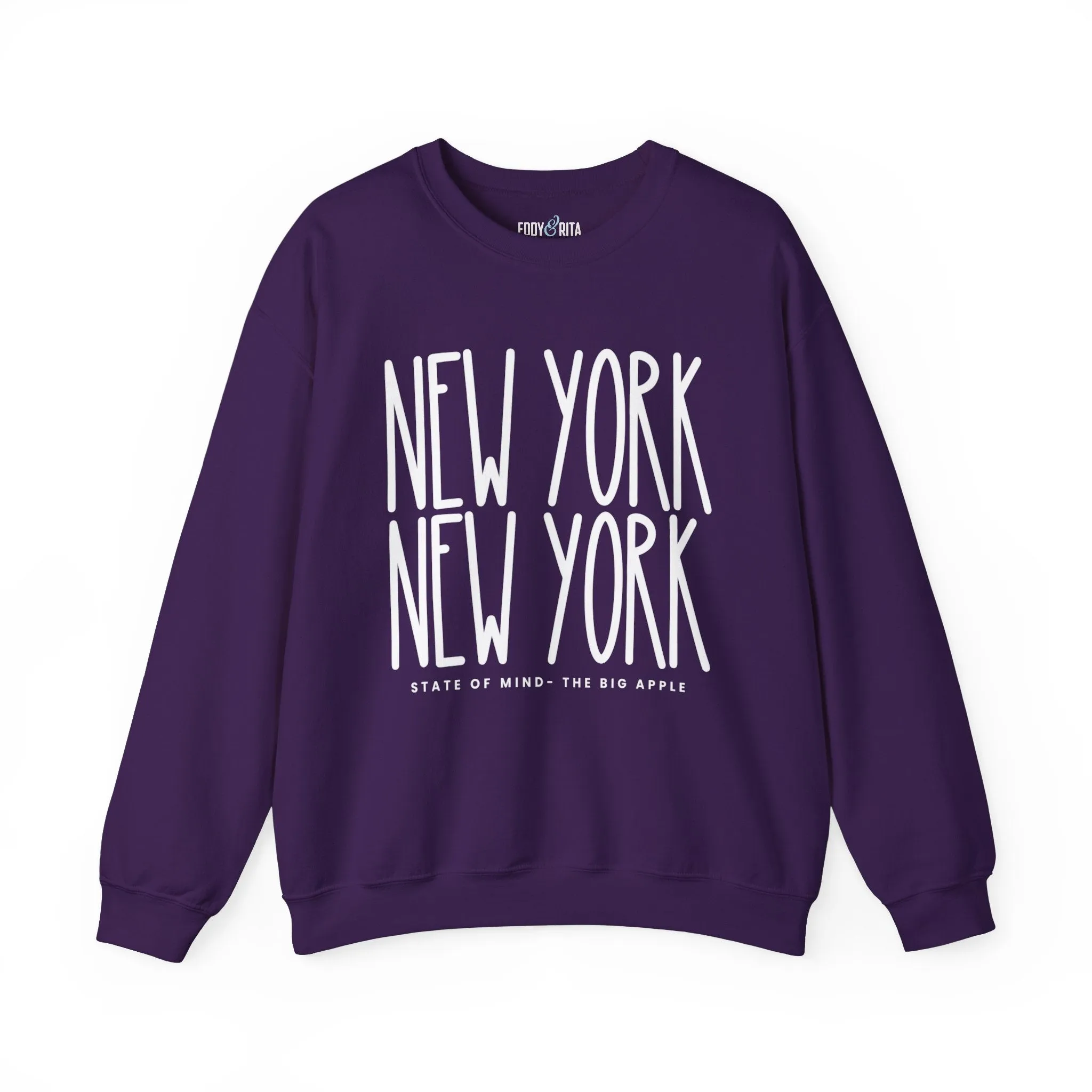 New York New York Chic: Women's Sweatshirt for Urban Style and Cozy Comfort