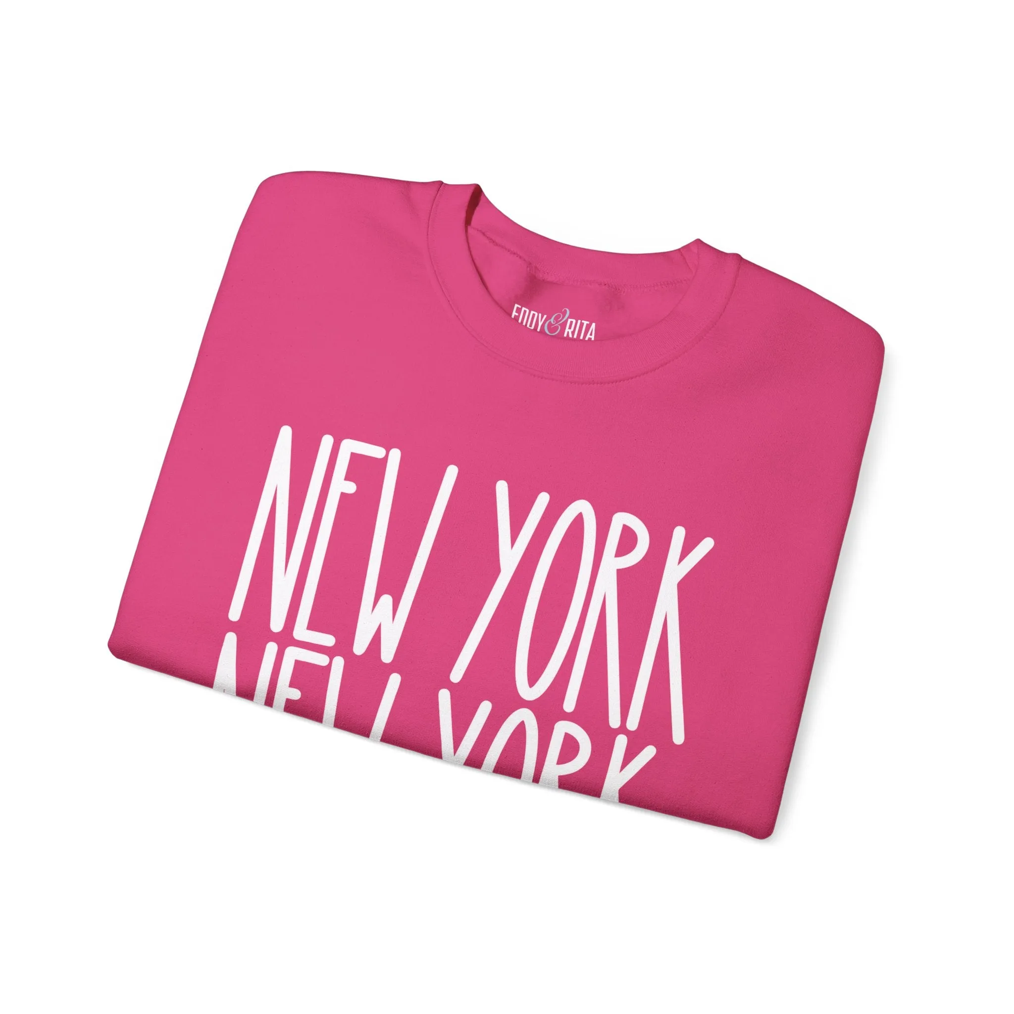 New York New York Chic: Women's Sweatshirt for Urban Style and Cozy Comfort