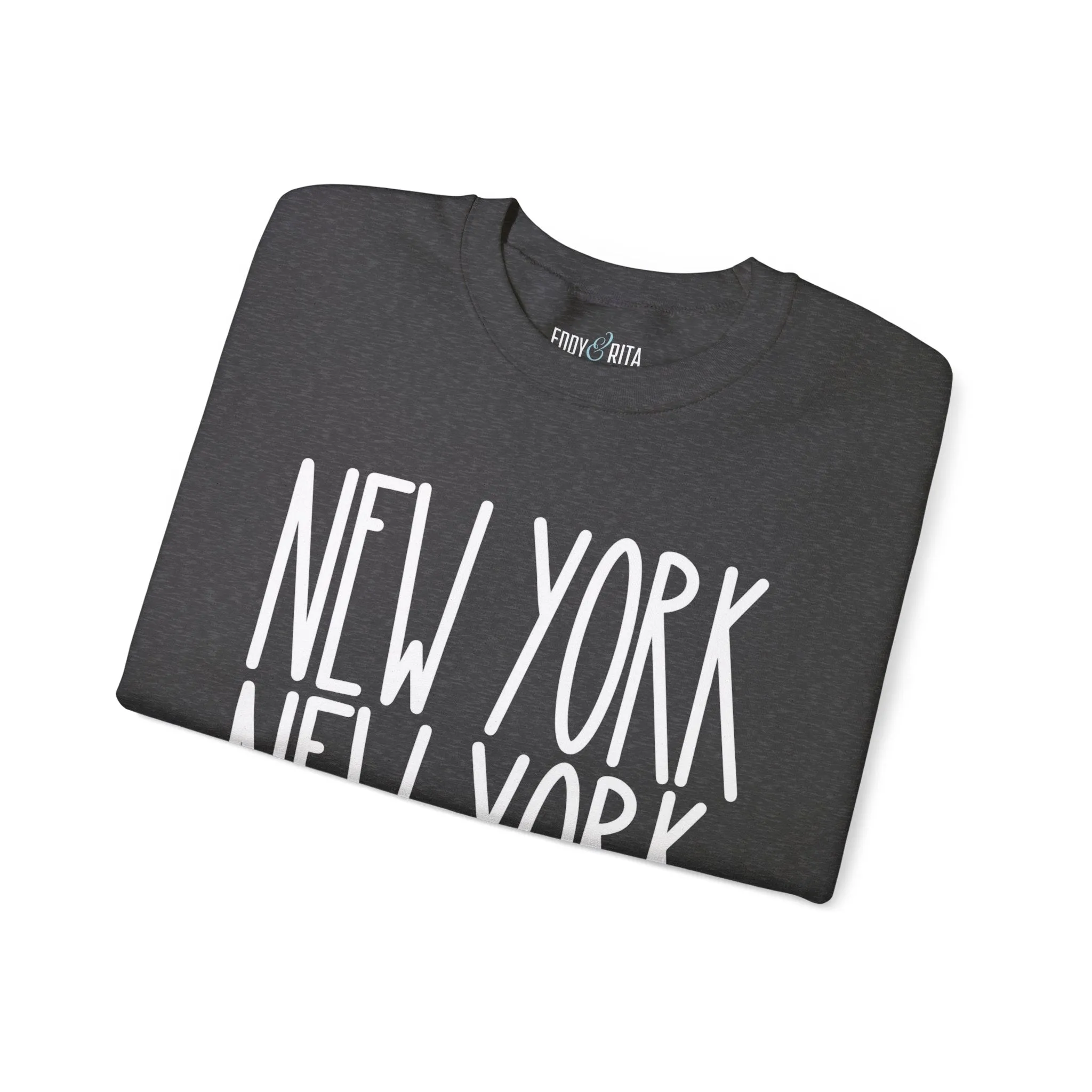New York New York Chic: Women's Sweatshirt for Urban Style and Cozy Comfort