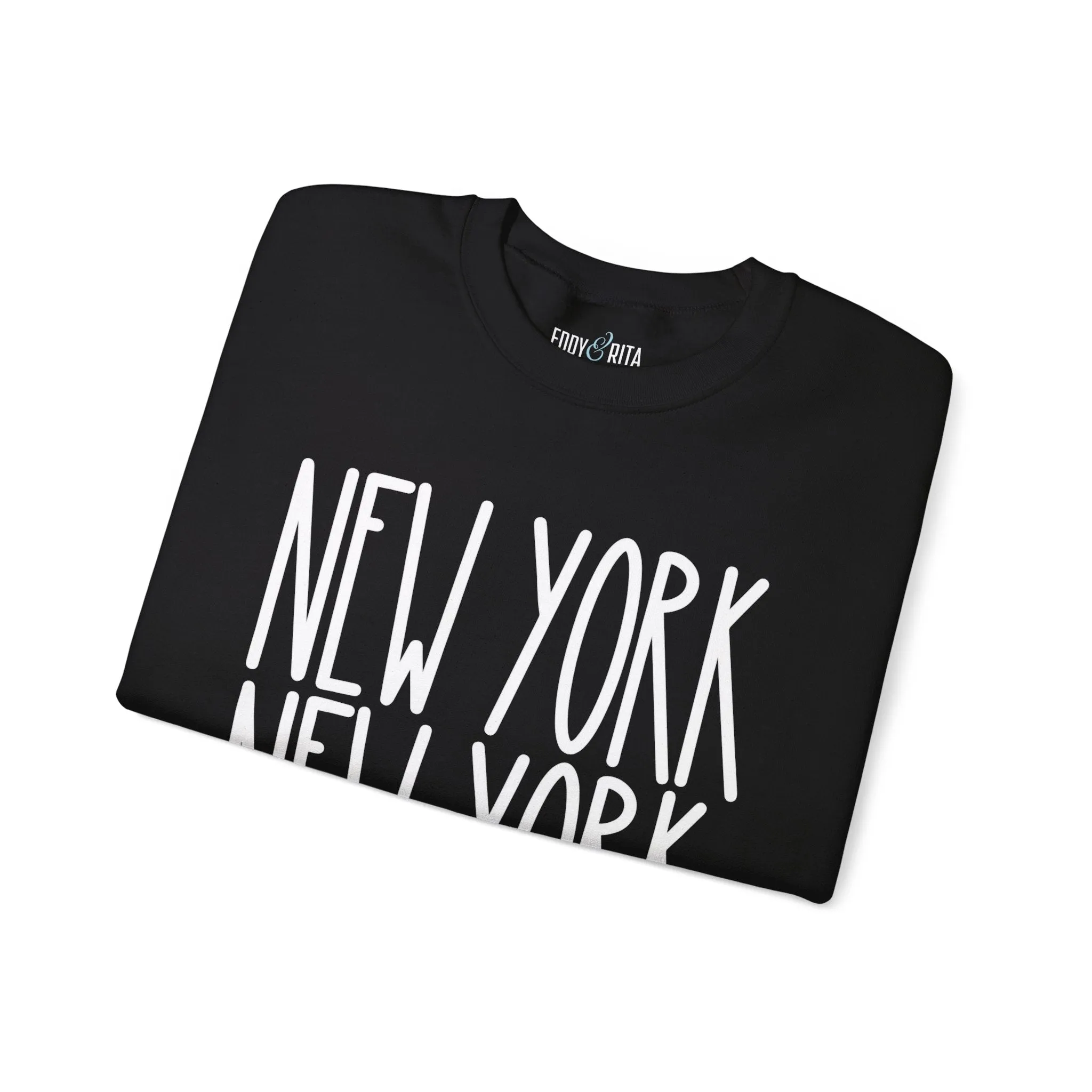 New York New York Chic: Women's Sweatshirt for Urban Style and Cozy Comfort