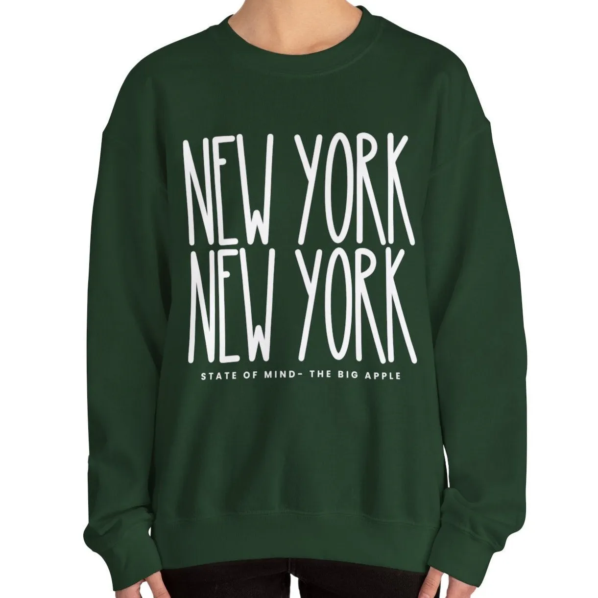 New York New York Chic: Women's Sweatshirt for Urban Style and Cozy Comfort