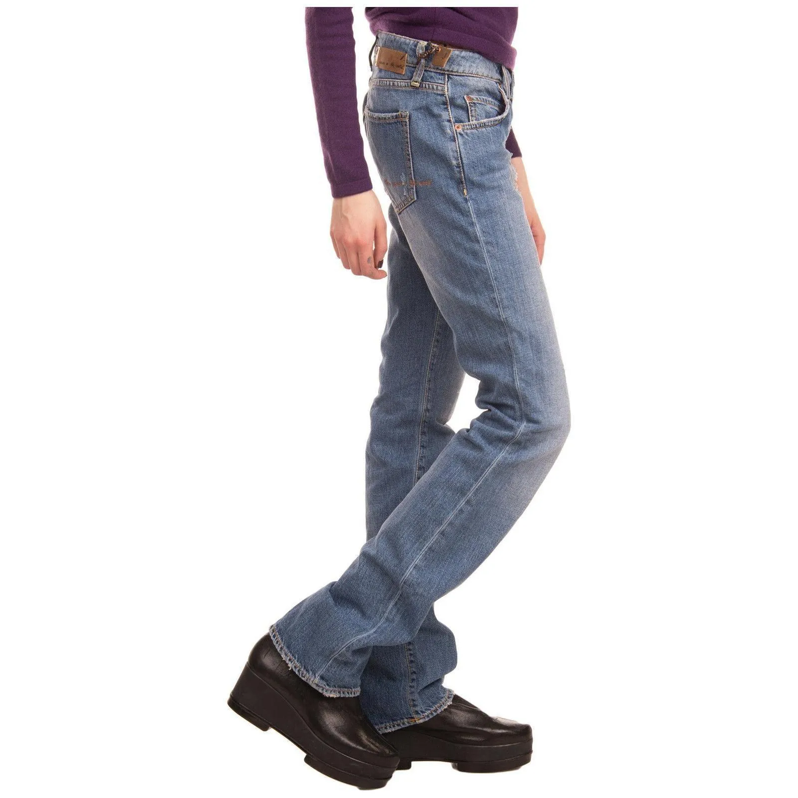 NWT - Two Women in the World - Italian Destroyed 'Jenny' Jeans  -Size 26 Long