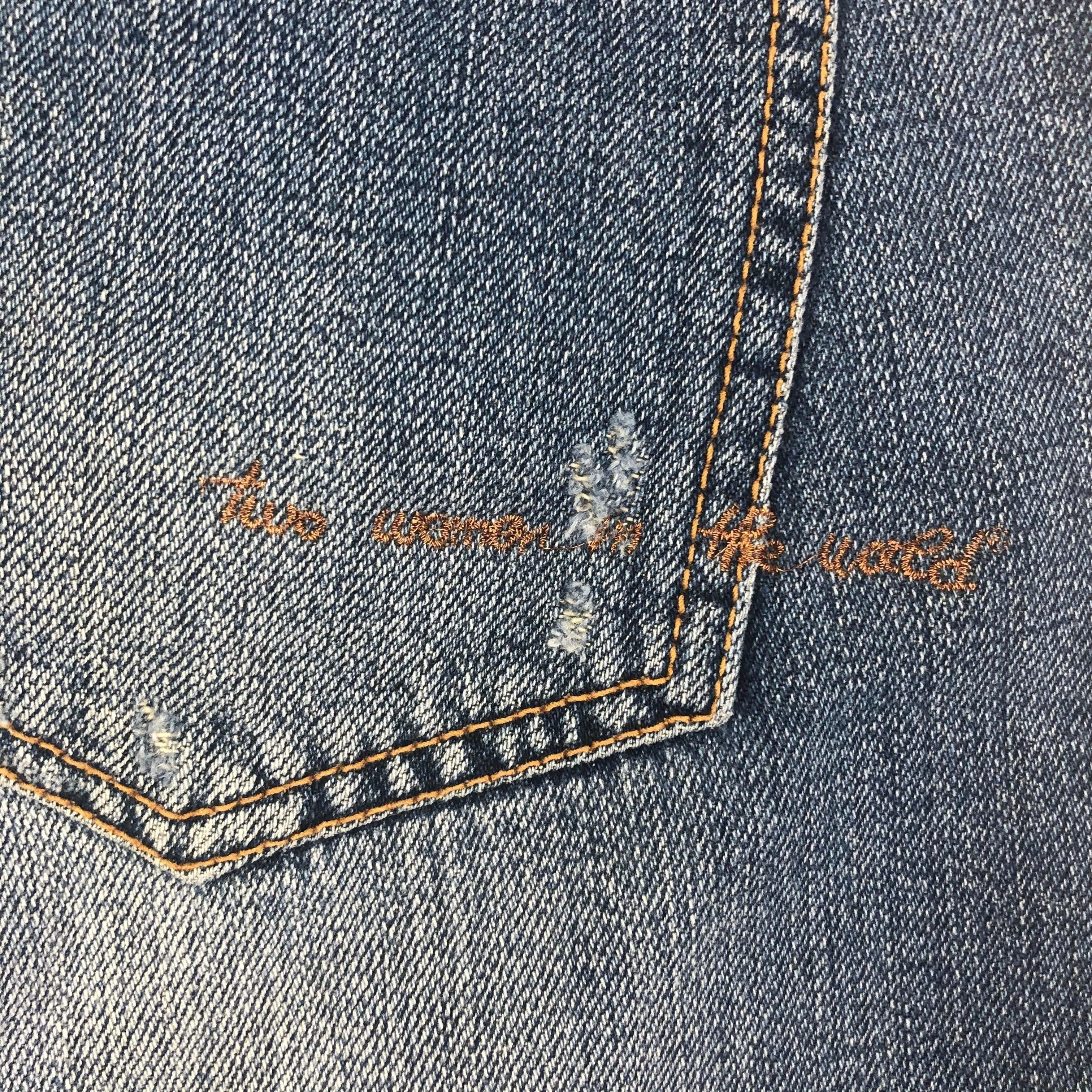 NWT - Two Women in the World - Italian Destroyed 'Jenny' Jeans  -Size 26 Long