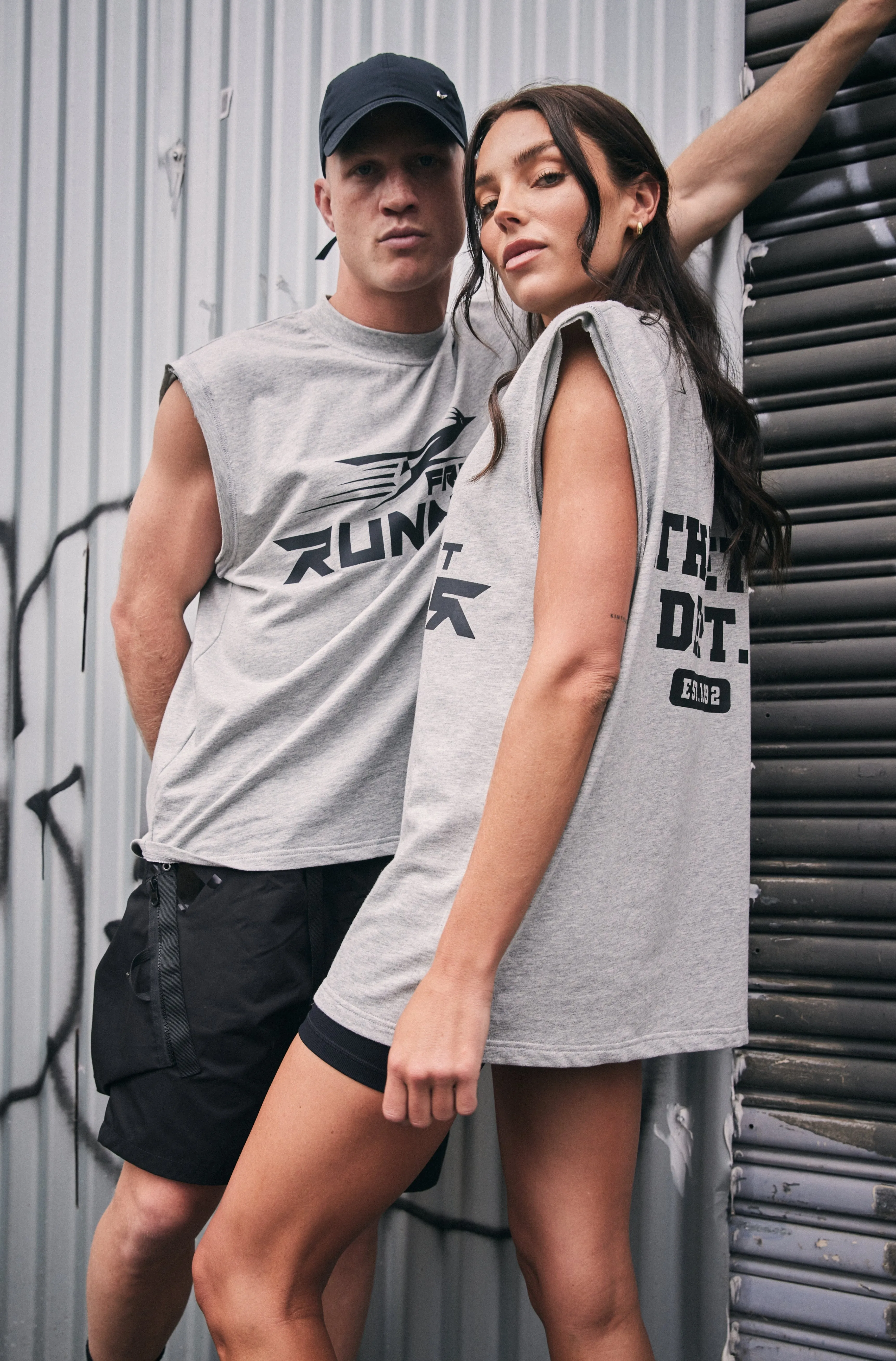 Roadrunner Tank - Grey Marle