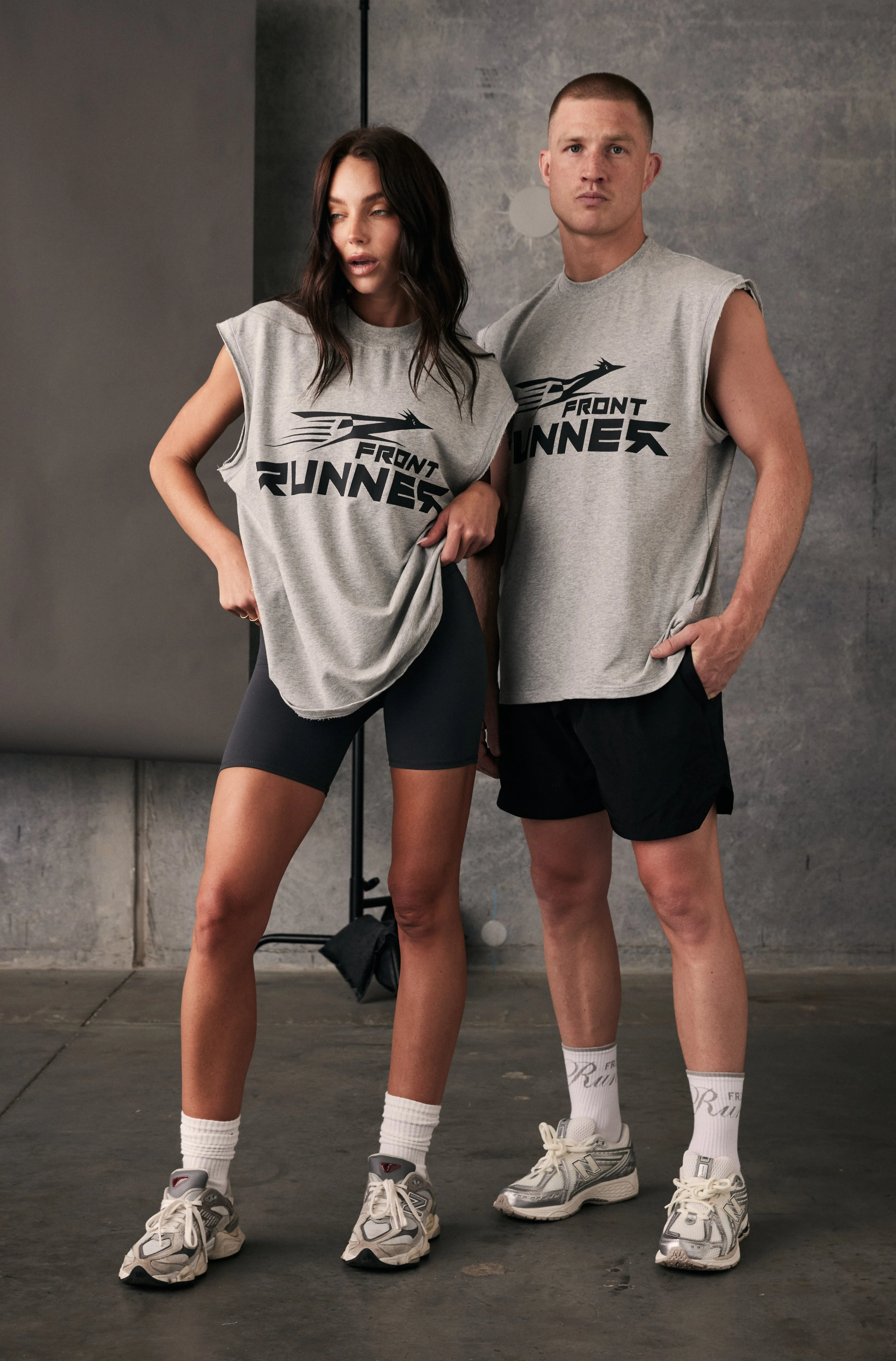 Roadrunner Tank - Grey Marle