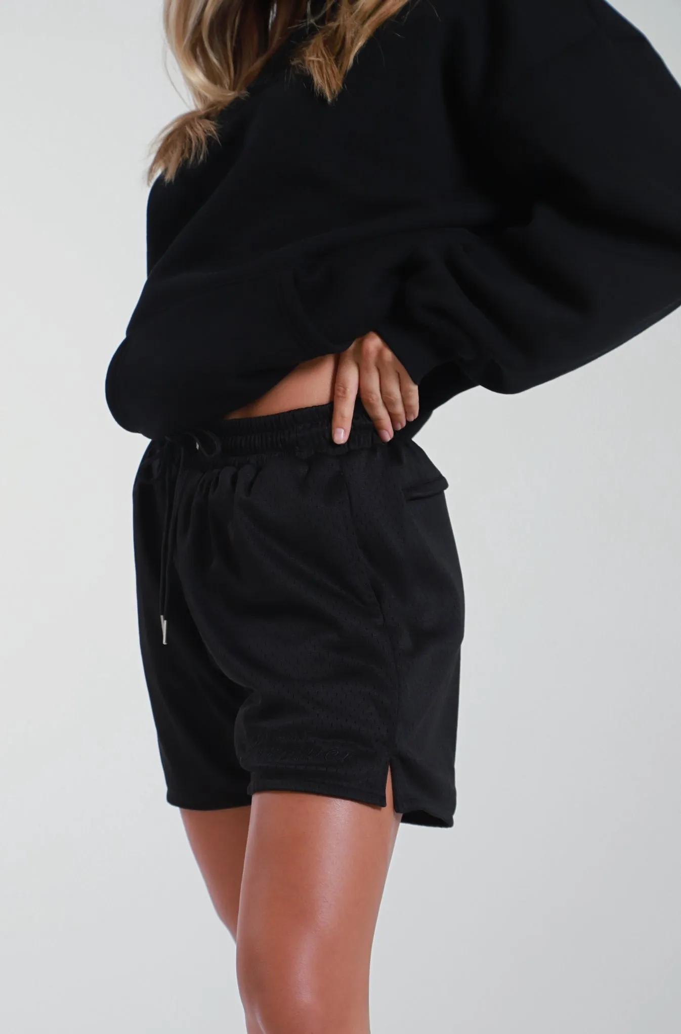 Staple Mesh Shorts - Black