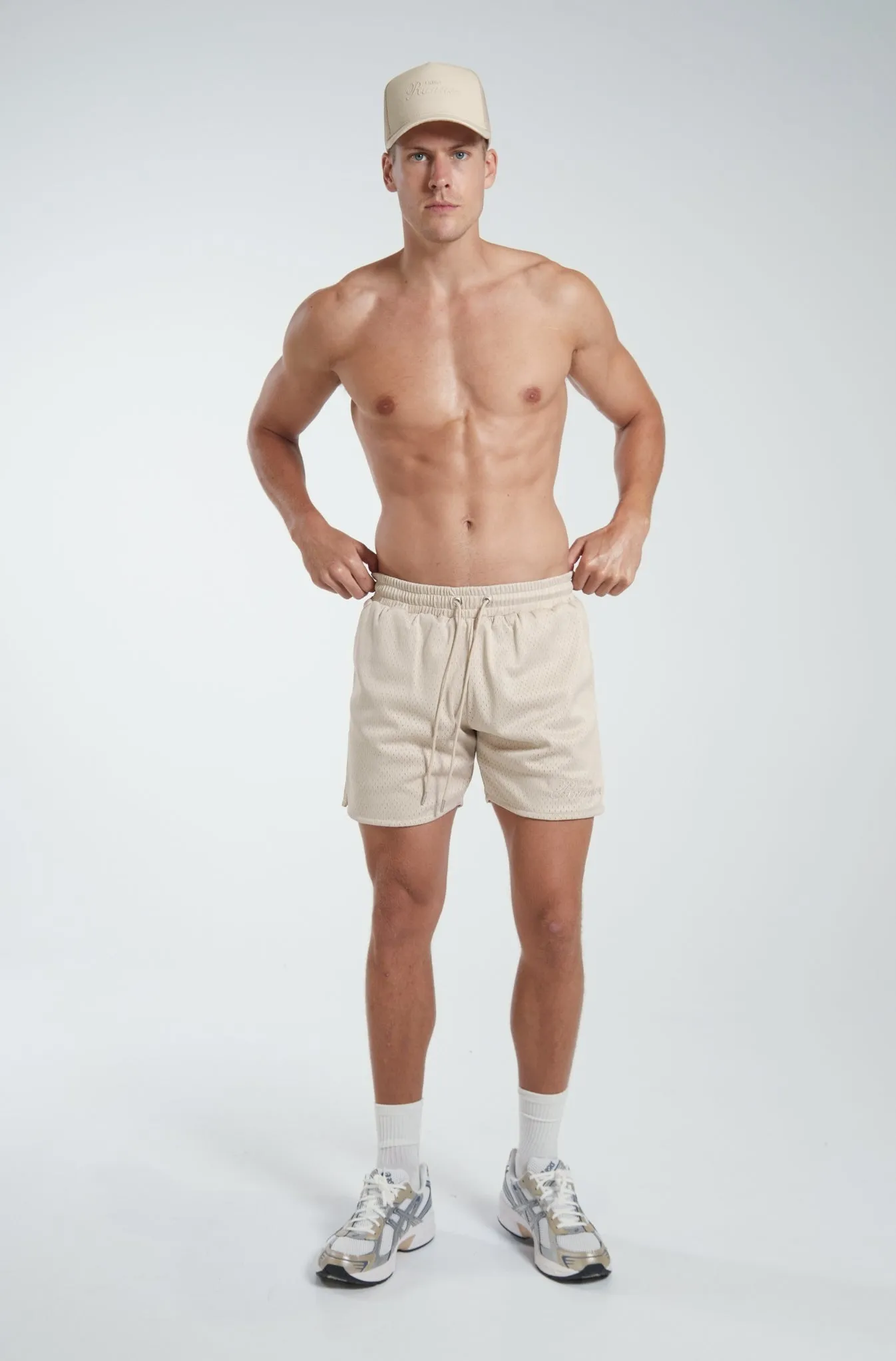 Staple Mesh Shorts - Malt